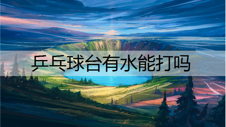 乒乓球台有水能打吗
